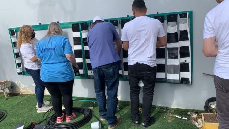 رهط : انطلاق مشروع لتحويل حضانات الأطفال الى حدائق خضراء 